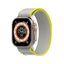 Double Color Nylon Hook And Loop Fastener Watch Band For iOS Uyumlu Watch Series 9&8&7 41mm / Se 3&se 2&6&se&5&4 40mm / 3&2&1 38mm