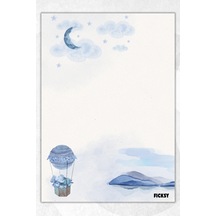 A5 Bloknot Çizgisiz Defter - 50 Yaprak - Memopad - Notepad - Not Defteri - Not Kağıdı - 1228 Çok Renkli