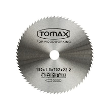 Tomax Ağaç Daire Testeresi Elmassız 115x1,2 Diş 80z
