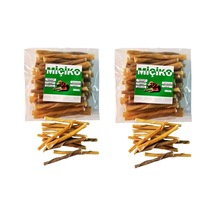 2 X 50li Naturel Burgu Ödül Çubuğu Ve Çiğneme Kemiği 8-10cm