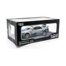 Hobbiez World Nissan Skyline Gt-r R34 Liberty Walk Gri 1/24 Model Araba