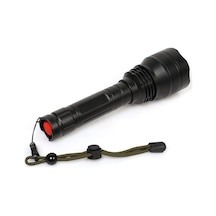 3000 Lümen Şarjlı Av Feneri Siyah