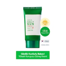 Lebelage Günlük Hassas ve Konforlu Kore Güneş Kremi Lebelage Cica Daily Sun SPF50+ PA+++ 30ml