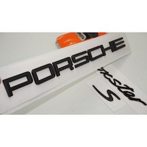 Porsche Boxster S Bagaj 3M 3D Abs Yazı Logo Amblem Seti (549220600)
