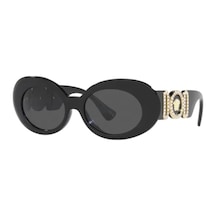 Versace Ve4426bo Gb1/87 Siyah Oval Kadın Güneş Gözlüğü