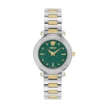 Versace Greca Sphere Petite 30 Mm Quartz Saat Vrscvekla0425 Yeşil
