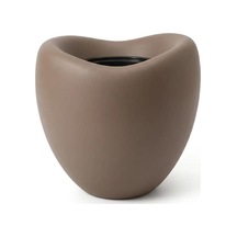 Omnipazar So-lale01 Lale Dekoratif Saksı Plastik İç Kovalı 15 Lt No: 1 Mocha