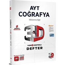 3d Yayınları Yks Ayt Coğrafya Video Destekli Defter 3d Yayınları