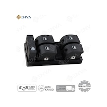 Audi A4 Sol Ön Dörtlü Cam Açma Düğmesi Anahtarı 2004-2008