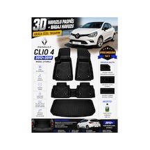 Renault Clio 4 2012 Model Uyumlu 3d Araca Özel Havuzlu Paspas+bagaj Havuzu Birebir Uyum