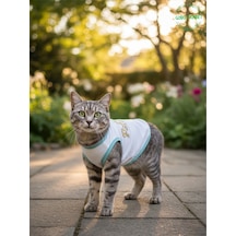 Beyaz The Patron Yazılı Kedi Ve Köpek Kıyafeti Tişörtü Elbisesi Medium/m/beden 2