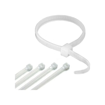 Aletçantam Kablo Bağı Plastik Kelepçe Cırt Amerikan Kelepçesi 100 Adet -7.6x450mm