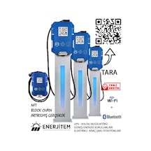 Enerjitem Işıklı Stant Wifi Bluetooth 11 KW Elektrikli Araç Şarj İstasyonu