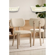 Krem Sandalye Cappucino İskelet