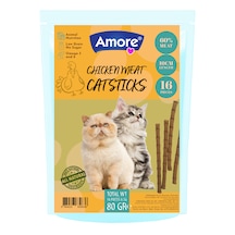 Amore Chicken Meat Tavuk Etli Kedi Ödül Çubuğu 16'lı 80 G