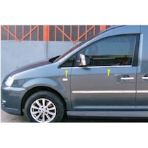 Vw Caddy Krom Cam Çıtası 4 Prç. 2004-2015 P. Çelik