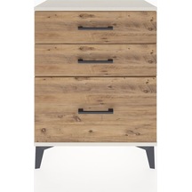 Arges Komodin 3 Çekmeceli 60x30x80 Aytaşı-çam Aytaşı