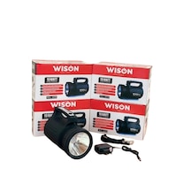 Wison Ws-4450 Su Geçirmez Fener 5000m Menzil Siyah