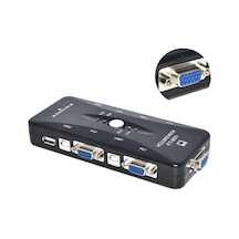 4 Port Usb Kvm Switch 4210A 4 Pc Kasa Tek Kontrol Çoklu Vga Kwm