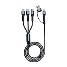Ferro Re-11 Reshurk 6in1 Type-c & Micro & Lightning Hızlı Şarj Ve Data Kablosu 120cm