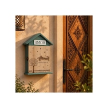Duvara Asılabilen Dekoratif Anahtarlık Kabini 17x27,5 Cm Kullanışlı Tasarım
