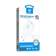 Mini Gan Teknoloji 25w Type-c To Type-c Hızlı Şarj Cihazı Arb-015t