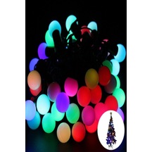 5mt Rgb 50 Led Fişli Noel Parti Yılbaşı Ağaç Dekoratif Aydınlatma Lambası Animasyonlu Süsleme RGB