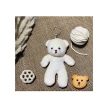 Anahtarlık Ayıcık 11 Cm 1 Adet Ekru - 690064671 Ekru