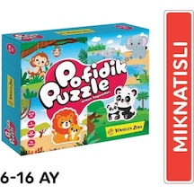 Yükselen Zeka 6-16 Ay İlk Pofidik Magnet Puzzle - Orman Hayvanları