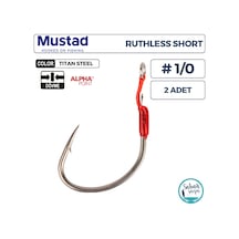 Mustad As5 Ap Ruthless Short Tekli Assist İğne Ts 1/0 2 Adet