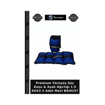 Premium Yürüyüş Güç Koşu & Ayak Ağırlığı 1.5 Kgx2 2 Adet Mavi Baı9157