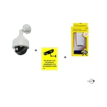 Lorex Caydırıcı Set (Mobese Kamera+Pvc Levha+Siren)