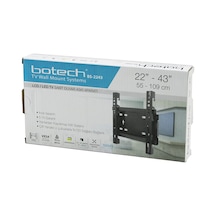 22 İnç Ve 43 İnç - 55-109 Cm - Sabit Tv Askı Aparatı - 40 Kg Taşıma Kapasitesi