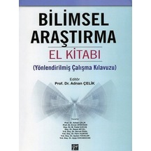 Bilimsel Araştırma El kitabı  - M. Fedai Çavuş  -  Ayşe Kocabacak  - Gazi Kitabevi