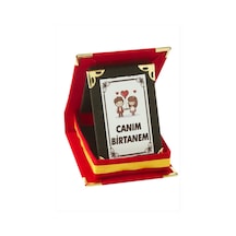 Canım - 658 - Birtanem - Nazblsmm - Plaketi Kırmızı