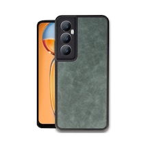 Realme C65 Kılıf Aras Deri Kapak - Koyu Yeşil 0.2M-Çok Renkli