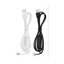 Usb Uçlu Dimmer Arapuar Kablosu 2 Mt. Ic-192k Siyah