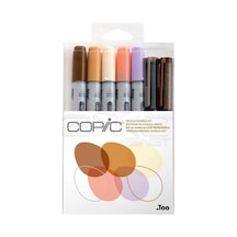 Copic Ciao Marker 5+2 Set People Doodle Kit Çok Renkli