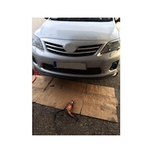 Toyota Corolla 06-12 Uyumlu Ön Lip Tampon Eki Body Kit Yumuşak Mat Siyah Kırılmaz