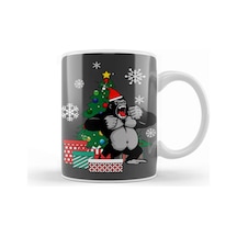 King Kong Around The Christmas Tree Kupa Bardak Porselen Karışık