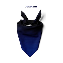 Nüans Desen 70 70cm Bandana/fular Siyah - Saks