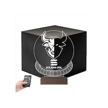 Luvivia Crypto Solana Sol Coin Kripto Finans 3d Lamba - Masa Gece Lambası Şeffaf