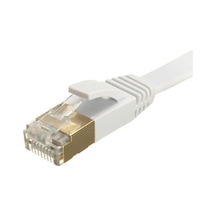 Tkz 5344 Cat7 Rj45 Modem Internet Kablosu 20 Metre 10gbps 600mhz Uçları Fabrikasyon Takılı Bilgisayar Modem İnternet Ethernet Kablosu 20 Metre Cat7 10gbps 600mhz