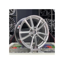 18 İnç 5x112 Vw Golf Jetta Caddy Uyumlu Pretoria Silver Jant Takımı 4adet