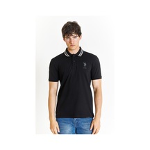 U.s. Polo Assn. Slim Erkek Tişört 50279569-vr046-siyah Siyah