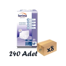 Lorina 6 Damla Yetişkin Emici Külot M 8 x 30'Lu