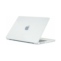 Arabulalaca Macbook Air 13 2020 A2179 Karbon Desenli Koruma Kılıf Beyaz