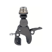 Sunshine011 Siyah Mikrofon Askılığı, 1/4" - 5/8" Vida Mikrofon Klipsi, Davul Standı Ve Masaüstü İçin