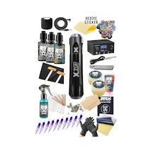 Ava Gtx Pen Dövme Makinesi Seti Yeni Başlayanlar İçin Profesyonel Tattoo Seti