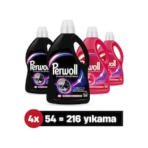 Perwoll Yenileme & Hassas Çamaşır Deterjanı 2970ml 4'lü Set Siyah 2950 ML